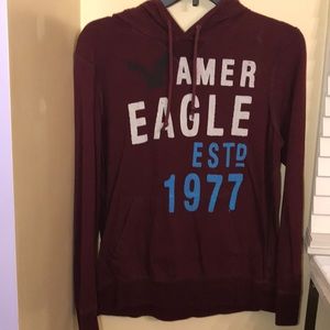 Maroon American Eagle Sweatshirt